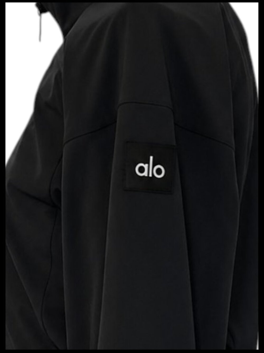 Alo Yoga Clubhouse Cropped Jacket Black Mesh Lined XS - Picture 6 of 16